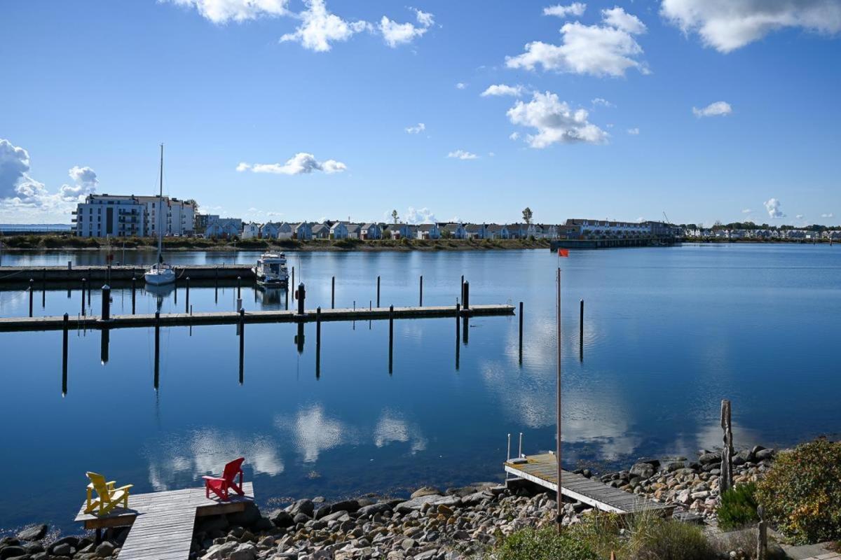 オルペニッツ Hafenliebe- Sauna, Steg, Hafenblick, Kamin, Terrasseヴィラ エクステリア 写真