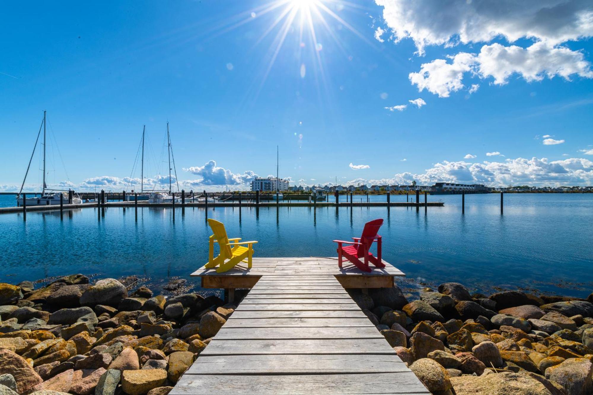 Hafenliebe- Sauna, Steg, Hafenblick, Kamin, Terrasse オルペニッツ エクステリア 写真